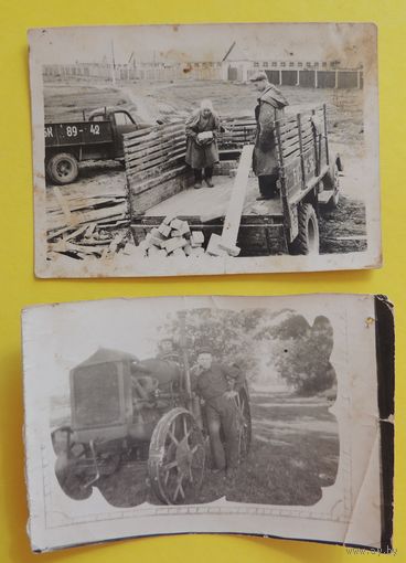 Фото "Сельхозработы", 1940-е гг., 2 шт.