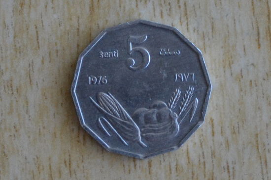 Сомали 5 центов 1976