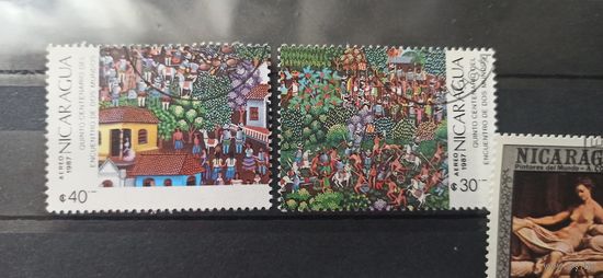 Никарагуа 1987 живопись