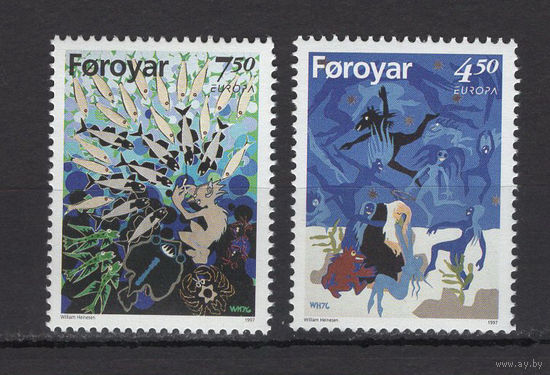 Фарерские острова 1997** Живопись Мифы и Легенды