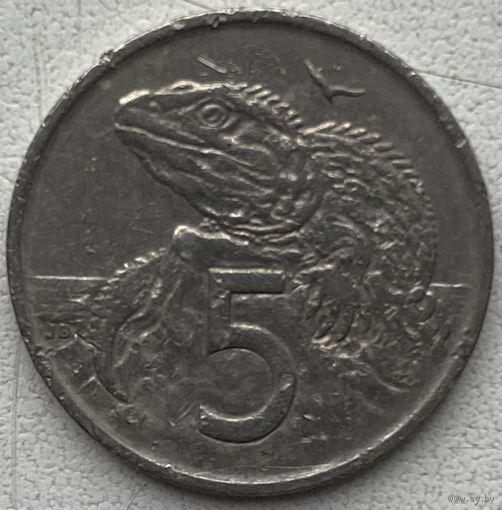 Новая Зеландия 5 центов 1967 г.