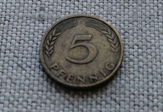 Германия/ФРГ 5 пфеннигов 1950 J