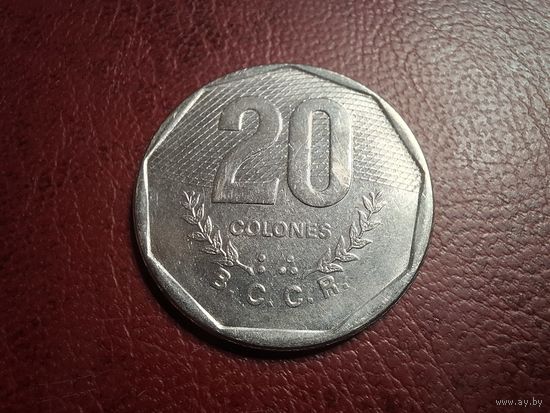 Коста-Рика 20 колонов 1985