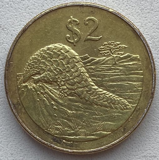 Зимбабве 2 доллара 2001 г.