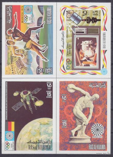 1972 Рас-Аль-Хайма 776–778,830VB Олимпийские игры 1972 года в Мюнхене