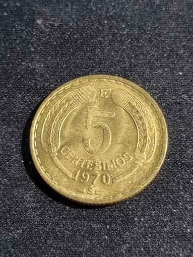 Чили 5 сентесимо 1970