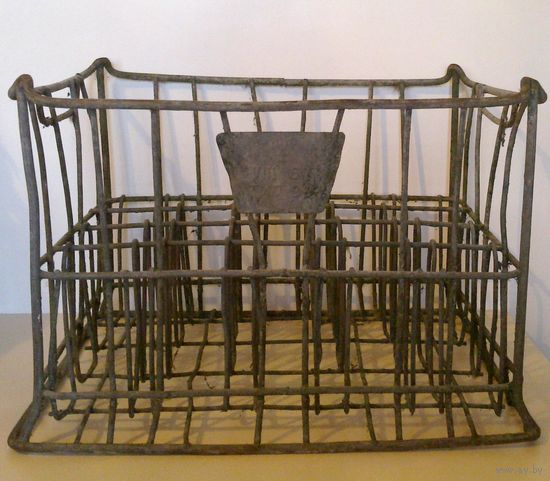 Ящик 1966 г для молочных и др. бутылок СССР для молока клеймо