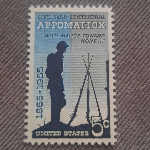 США 1965. 100 летие окончания Гражданской войны
