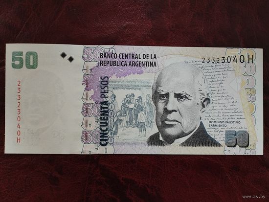 50 песо Аргентина 2003-15 г.г.