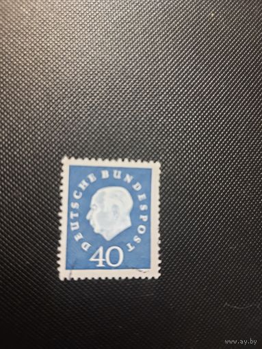 ФРГ. Т.Хойс. 1959г. гашеная