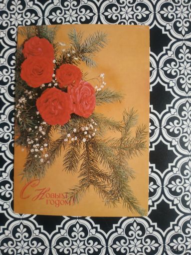 Открытка СССР 1990 год. Чистая. Н.Агладзе. Состояние на скане.