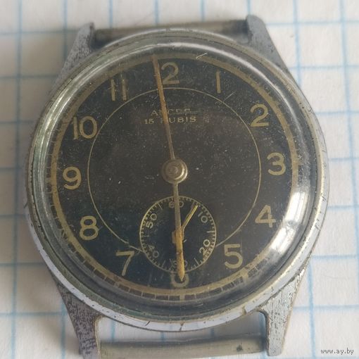 Трофейные часы Анкер в  ремонт. С рубля