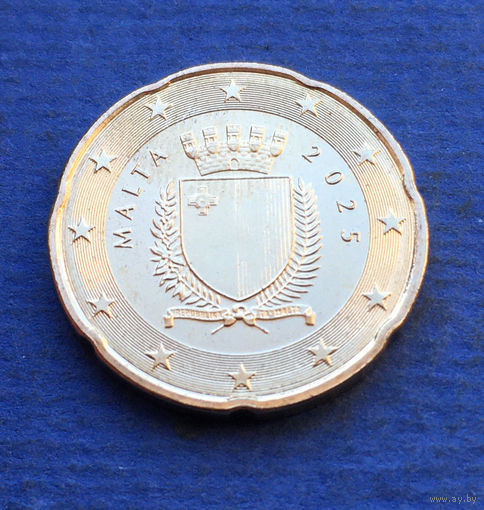 Мальта 20 евроцентов 2025