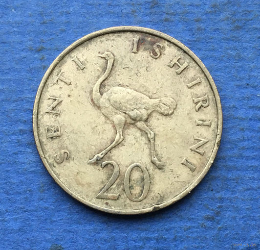 Танзания 20 центов 1966