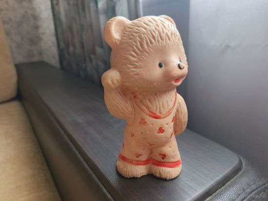 Резиновая игрушка СССР Мишка.