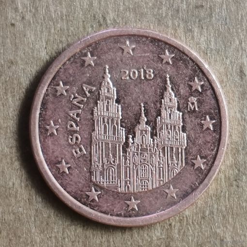 Испания 5 евроцентов, 2018 г., KM# 1146