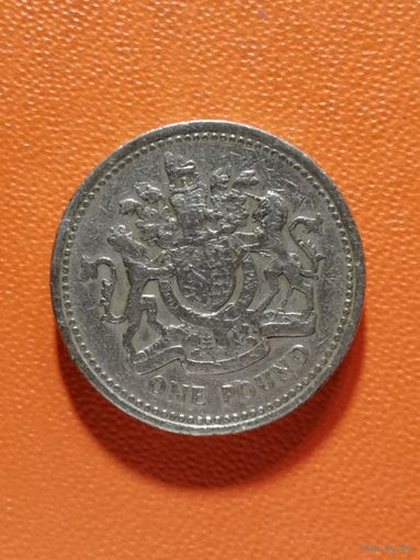 Великобритания, 1 фунт, 1983 год, KM# 933