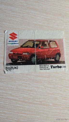 Вкладыша от жвачки TURBO 246