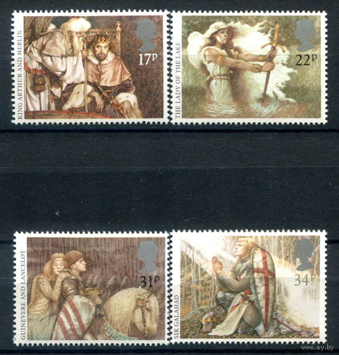 Великобритания - 1985г. - британские саги - 4 марки - полная серия, MNH [Mi 1039-1042]. #3-GB-Z-1-16