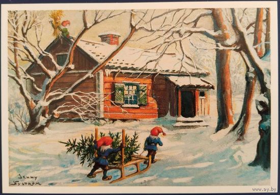 Скоро Новый год. Й.Нюстрем. Россия.