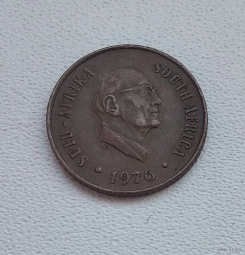 ЮАР 1 цент, 1976 Окончание президентства Якобуса Йоханнеса Фуше 3-14-3