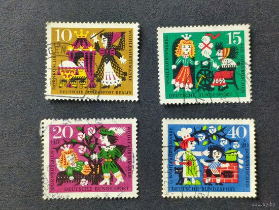 Германия 1964. Благотворительные марки - Сказки Братьев Гримм. Полная серия
