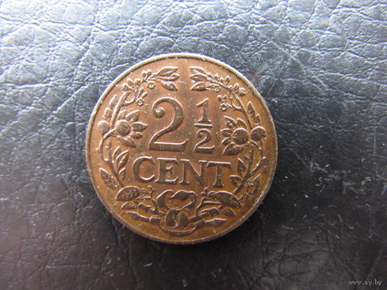 Кюрасао. 2,5 цента. 1944. С 20 копеек. Распродажа коллекции. Смотрите другие лоты.