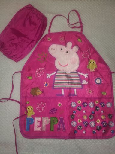 Передник и нарукавники для творчества. Peppa Pig