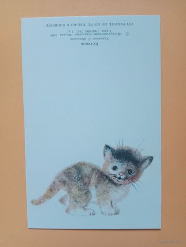 Открытка Манилова 1989