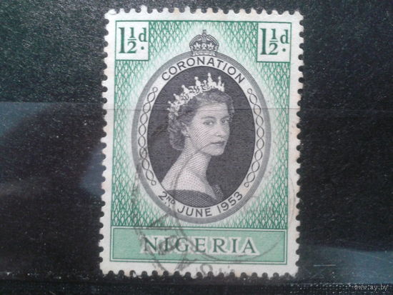 Нигерия, колония Англии, 1953. Коронация королевы Елизаветы II