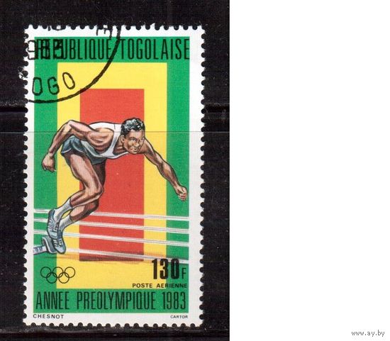 Того-1983 (Мих.1650) , гаш.  , Спорт,  ОИ-