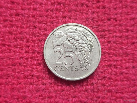 Тринидад и Тобаго 25 центов 1977 г.