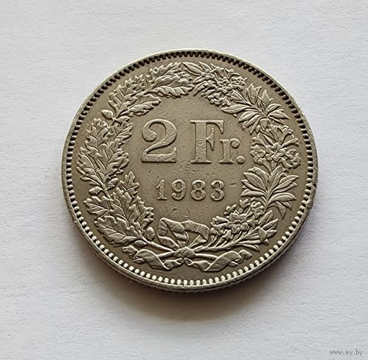 Швейцария 2 франка, 1983