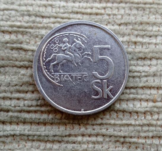 Werty71 Словакия 5 крон 1994 Всадник
