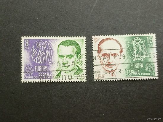 Испания 1980. Марки ЕВРОПА - известные люди. Полная серия