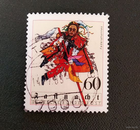 Марка Германия 1983 год Масленица