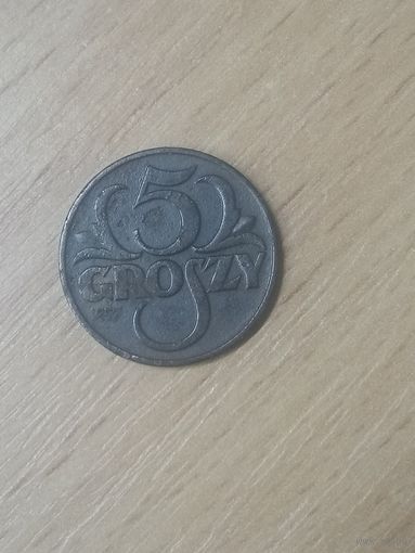 5 грошей 1937 Польша