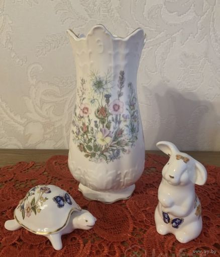 Фарфоровые фигурки AYNSLEY Англия 2 шт