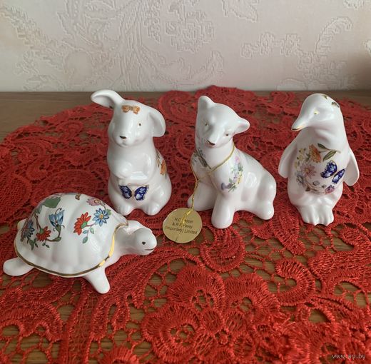 Фарфоровые фигурки AYNSLEY Англия 2 шт