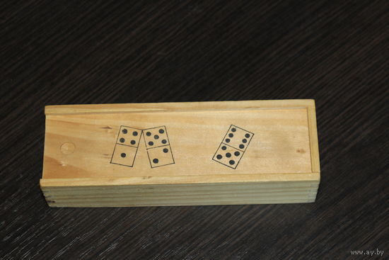 Домино классическое в деревянной упаковке, E5 - mode.