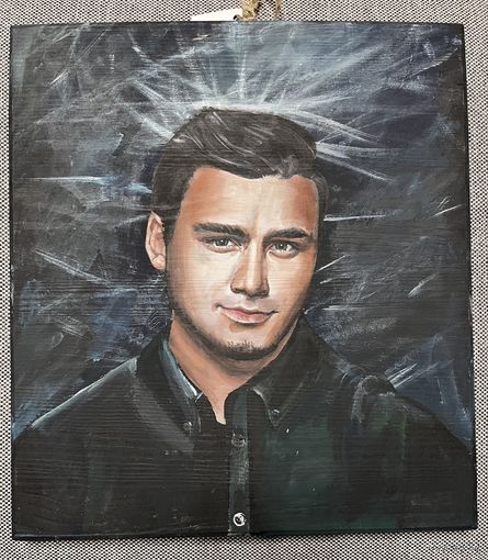 Живопись на доске "Николай Соболев"