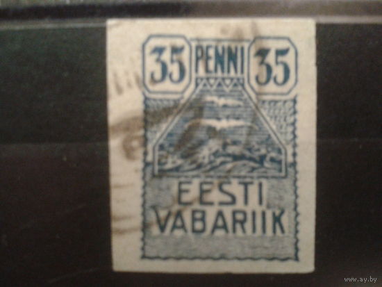 Эстония 1919 стандарт, море, чайки