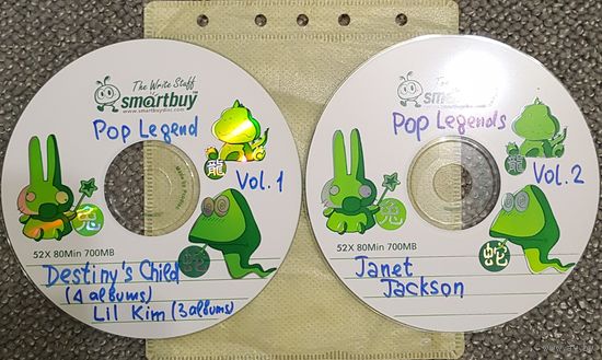 CD MP3 DESTINY'S CHILD, Lil KIM, Janet JACKSON - 2 CD