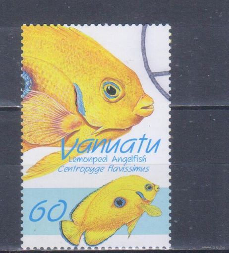 [1851] Вануату 1997. Фауна.Рыбы. Гашеная марка. 3