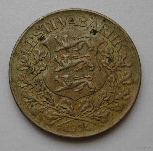 1 крона kroon Эстония 1934