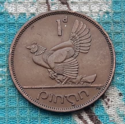 Ирландия 1 пени 1952 года, UNC. Предложи свою цену или обмен!