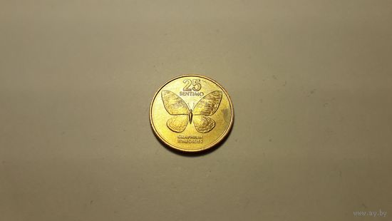 25 сентимо 1985 г. Республика Филиппины. Внимательно читайте объявление.