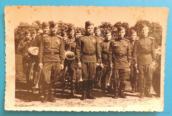 Фото "Военный оркестр", 1949 г., Австрия