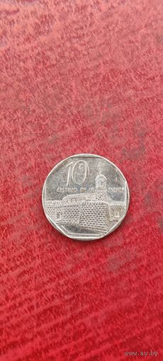 Куба 10 сентавос 1996