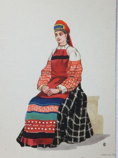 Сорокин русский костюм Тамбов 1957